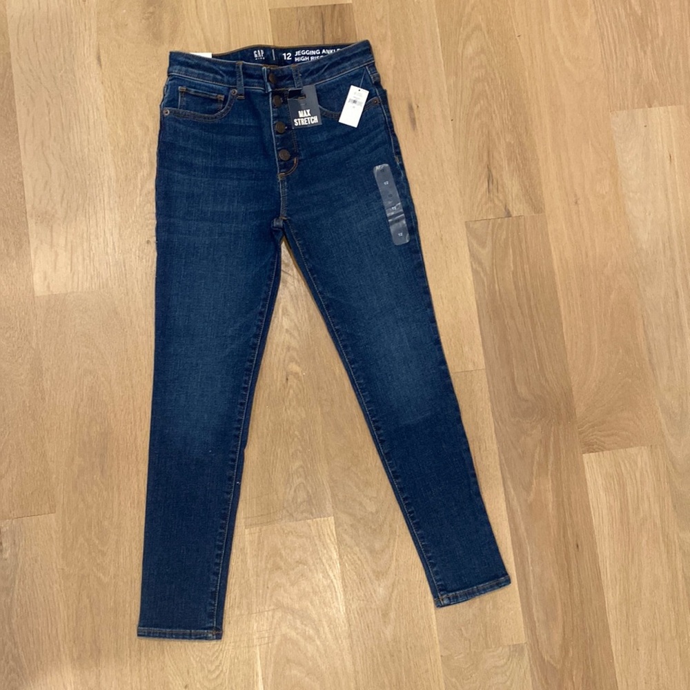 Gap Kids High Rise Skinny Ankle Jegging Size 12 - Brand New with Tags